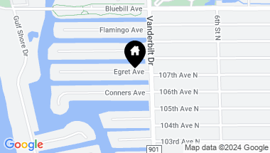 Map of 436 Egret AVE, NAPLES FL, 34108