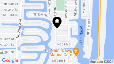 Map of 2712 NE 31st Court, Lighthouse Point FL, 33064