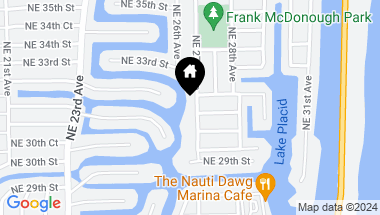 Map of 3131 NE 27th Ave, Lighthouse Point FL, 33064