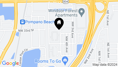 Map of 3201 NW 4th Terrace 40, Pompano Beach FL, 33064