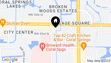 Map of 3331 Coral Hills Dr, Coral Springs FL, 33065