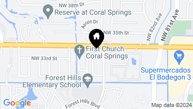 Map of 3351 NW 86th Ave 3351-3369, Coral Springs FL, 33065