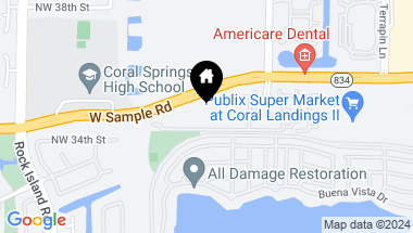 Map of 6830 W Sample Road 6830, Coral Springs FL, 33067