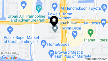 Map of 5840 W Sample Rd 205, Coral Springs FL, 33067
