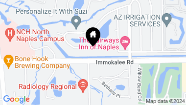 Map of 148 Sharwood DR, NAPLES FL, 34110