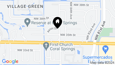 Map of 8501 NW 35th St, Coral Springs FL, 33065
