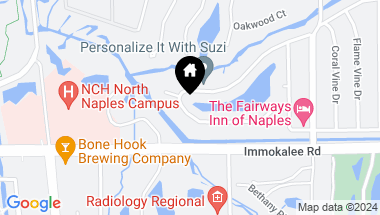 Map of 223 Sharwood DR, NAPLES FL, 34110