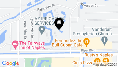 Map of 141 Cypress WAY E # F, NAPLES FL, 34110