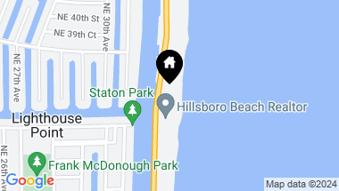 Map of 1039 Hillsboro Mile 7, Hillsboro Beach FL, 33062