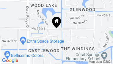 Map of 11410 NW 39TH ST, Coral Springs FL, 33065