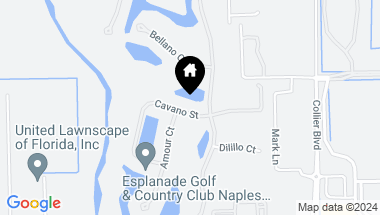 Map of 8701 Cavano ST, NAPLES FL, 34119