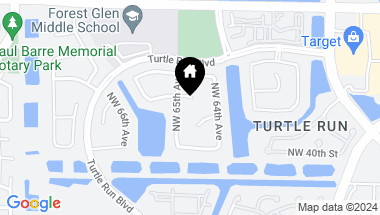 Map of 6466 NW 43rd St, Coral Springs FL, 33067