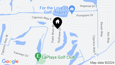 Map of 451 Golfview DR, NAPLES FL, 34110
