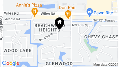 Map of 4391 NW 112th Ave, Coral Springs FL, 33065