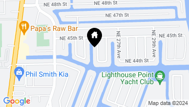 Map of 4441 NE 25th Ave, Lighthouse Point FL, 33064