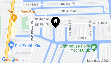 Map of 4451 NE 25th Ave, Lighthouse Point FL, 33064