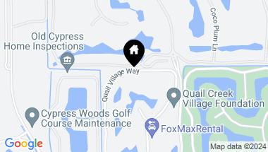 Map of 11668 Quail Village WAY, NAPLES FL, 34119