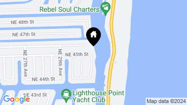 Map of 4460 NE 31st Ave, Lighthouse Point FL, 33064