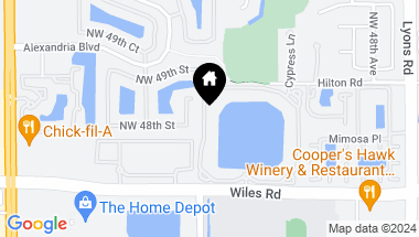 Map of 5021 Wiles Road 203, Coconut Creek FL, 33073