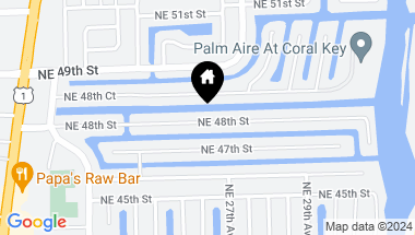 Map of 2641 NE 48 Street, Lighthouse Point FL, 33064