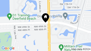 Map of 921 NW 49th St, Deerfield Beach FL, 33064