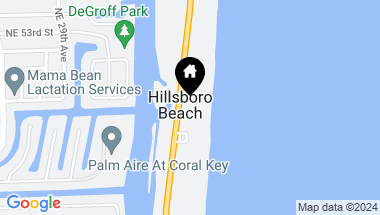 Map of 1155 Hillsboro Mile # 507, Hillsboro Beach FL, 33062
