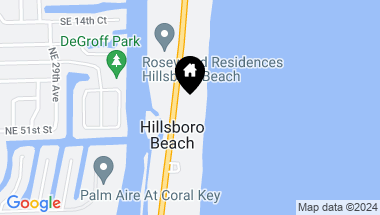 Map of 1167 Hillsboro Mile 214, Hillsboro Beach FL, 33062