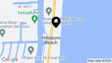 Map of 1167 Hillsboro Mile 306, Hillsboro Beach FL, 33062