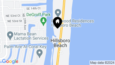 Map of 1167 Hillsboro Mile 104, Hillsboro Beach FL, 33062