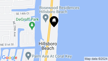 Map of 1173 Hillsboro Mile Unit 2 Building 1, Hillsboro Beach FL, 33062