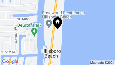 Map of 1177 Hillsboro Mile # 601, Hillsboro Beach FL, 33062