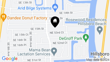 Map of 2741 NE 53rd Court, Lighthouse Point FL, 33064