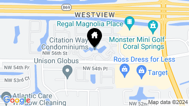 Map of 9755 WESTVIEW DR 1224, Coral Springs FL, 33076