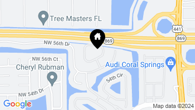 Map of 5981 NW 56th Cir, Coral Springs FL, 33067