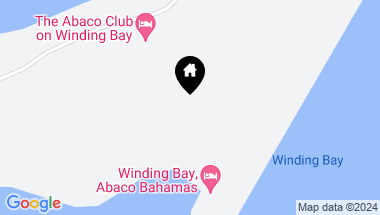 Map of GREEN TURTLE, ABACO CLUB, Abaco