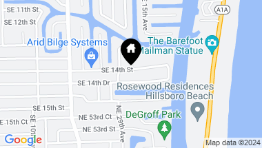 Map of 1426 SE 14 Street, Deerfield Beach FL, 33441