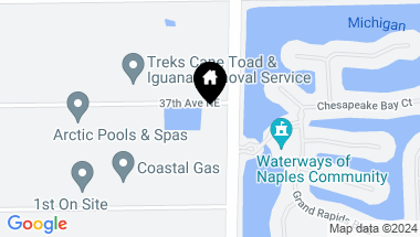 Map of 1 Immokalee RD, NAPLES FL, 34120
