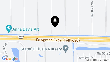 Map of 5760 NW 71st Terrace, Parkland FL, 33067