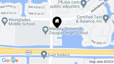 Map of 10443 NW 59th Pl, Parkland FL, 33076