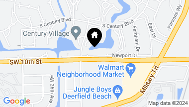 Map of 4026 Harwood D 4026, Deerfield Beach FL, 33442