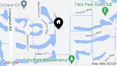Map of 16745 Cabreo DR, NAPLES FL, 34110