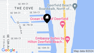 Map of 724 SE 17th Ter, Deerfield Beach FL, 33441