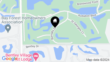 Map of 15286 Burnaby DR, NAPLES FL, 34110