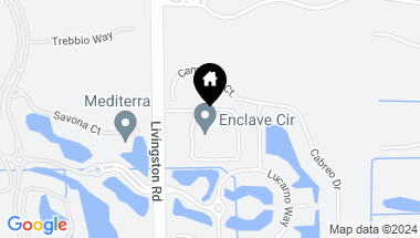 Map of 16780 Enclave CIR, NAPLES FL, 34110