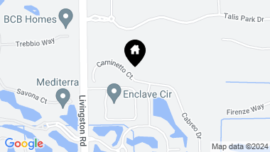 Map of 16859 Caminetto CT, NAPLES FL, 34110