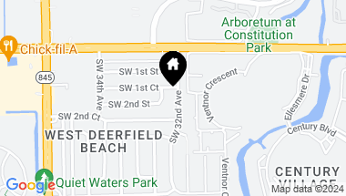 Map of 171 SW 32nd Ave, Deerfield Beach FL, 33442