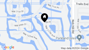 Map of 6921 NW 117th Ave, Parkland FL, 33076