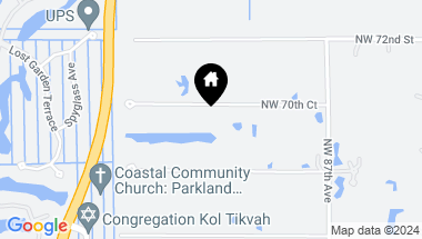 Map of 9004 NW 70th Ct, Parkland FL, 33067