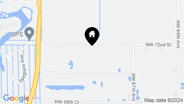 Map of 8800 NW 72nd St, Parkland FL, 33067