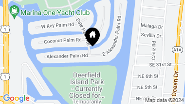 Map of 303 E Alexander Palm Road, Boca Raton FL, 33432